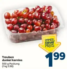 Billa Trauben dunkel kernlos Angebot