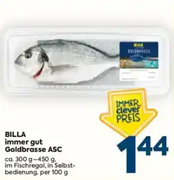 Billa BILLA immer gut Goldbrasse ASC Angebot