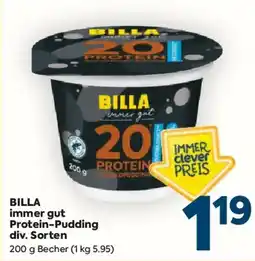 Billa BILLA immer gut Protein-Pudding Angebot