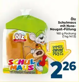 Billa Ölz Schulmaus mit Nuss-Nougat-Füllung Angebot