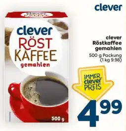 Billa clever Röstkaffee gemahlen Angebot