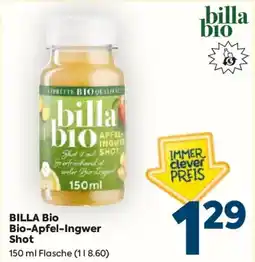 Billa BILLA BIO Bio-Apfel-Ingwer Shot Angebot