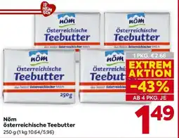 Billa Nöm österreichische Teebutter Angebot
