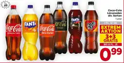 Billa Coca-Cola Limonaden Angebot