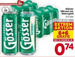 Billa Gösser Märzen od. Naturgold Angebot