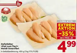 Billa Hofstädter Fair zum Tier! Hendl-Innenfilet Angebot