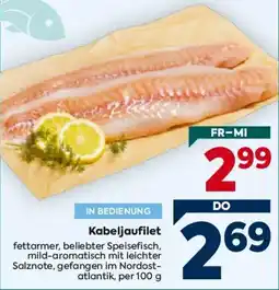 Billa Kabeljaufilet Angebot