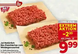 Billa Ja! Natürlich Bio-Faschiertes vom Weidegenussrind Angebot