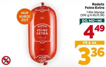 Billa Radatz Feine Extra Angebot