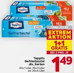 Billa Toppits Gefrierbeutel Angebot