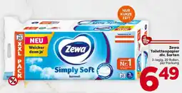 Billa Zewa Toilettenpapier Angebot