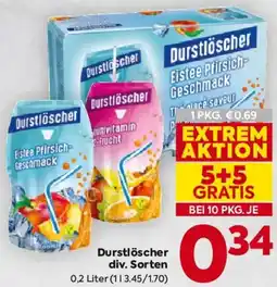 Billa Durstlöscher Angebot