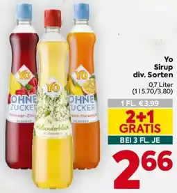 Billa Yo Sirup Angebot