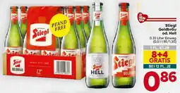 Billa Stiegl Goldbräu od. Hell Angebot