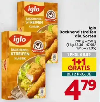 Iglo Backhendlstreifen