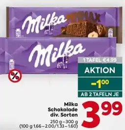 Billa Milka Schokolade Angebot