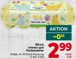 Billa BILLA immer gut Freilandeier Angebot