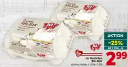 Billa Ja! Natürlich Bio-Eier Angebot