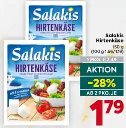 Billa Salakis Hirtenkäse Angebot
