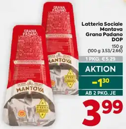 Billa Latteria Sociale Mantova Grana Padano DOP Angebot