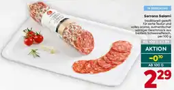 Billa Serrano Salami Angebot