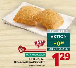 Billa Ja! Natürlich Bio-Karotten-Ciabatta Angebot