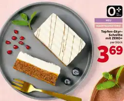 Billa Topfen-Skyr Schnitte mit ZERO+ Angebot