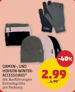 PENNY Damen, und Herren-Winter Accessoires Angebot