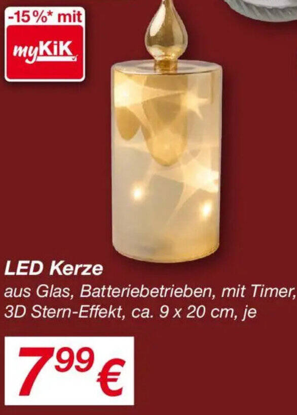 LED Kerze Angebot bei KiK