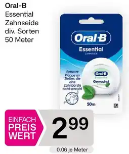 Bipa Oral-B Essential Zahnseide Angebot