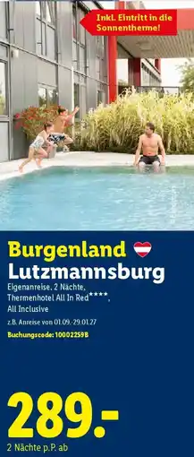 Lidl Burgenland Lutzmannsburg Angebot