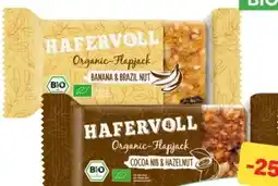 MPreis Hafervoll Bio Organic Flapjack Riegel Angebot