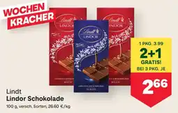 MPreis Lindt Lindor Schokolade Angebot