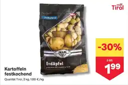MPreis Kartoffeln festkochend Qualität Tirol Angebot