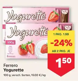 MPreis Ferrero Yogurette Angebot