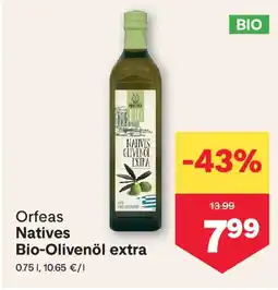 MPreis Orfeas Natives Bio-Olivenöl extra Angebot