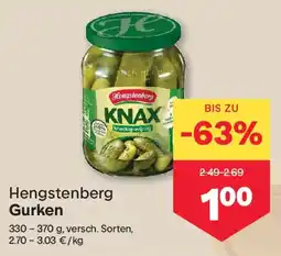 MPreis Hengstenberg Gurken Angebot
