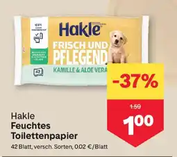 MPreis Hakle Feuchtes Toilettenpapier Angebot