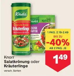 MPreis Knorr Salatkrönung oder Kräuterlinge Angebot