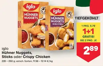 Iglo Hühner Nuggets, Sticks oder Crispy Chicken
