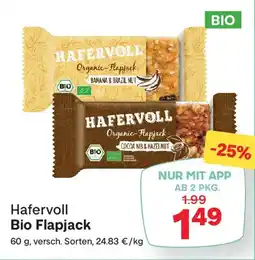 MPreis Hafervoll Bio Flapjack Angebot