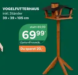 Bellaflora GartenFreunde Vogelfutterhaus Angebot