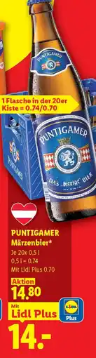 Lidl Puntigamer Märzenbier Angebot