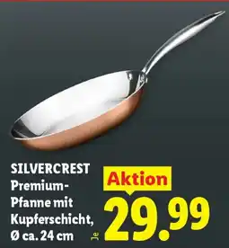 Lidl Silvercrest Premium-Pfanne mit Kupferschicht Angebot