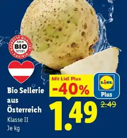 Lidl Bio Sellerie aus Österreich Angebot