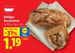 Lidl Saftiges Krustenbrot Angebot