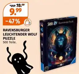 Müller Ravensburger Leuchtender Wolf Puzzle Angebot