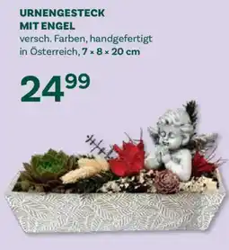 Bellaflora URNENGESTECK MIT ENGEL Angebot