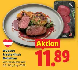 Lidl Wüdian Frische Hirsch Medaillons Angebot