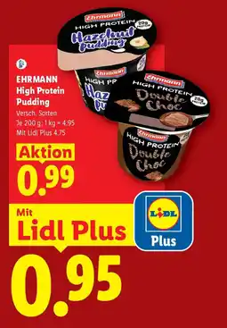 Lidl Ehrmann High Protein Pudding Angebot